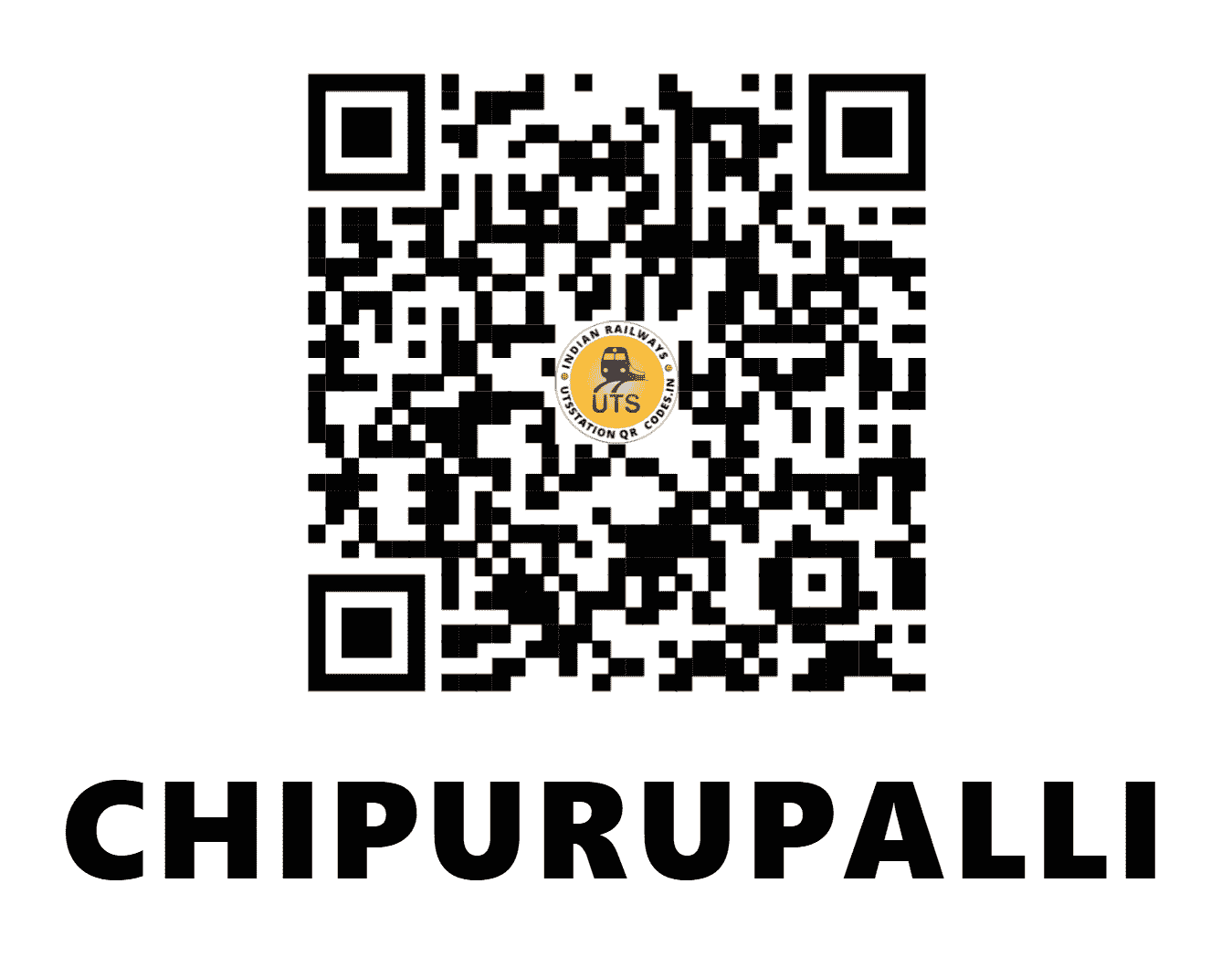 UTS QR Code for CHIPURUPALLI - CPP (EO - ANDHRA PRADESH)